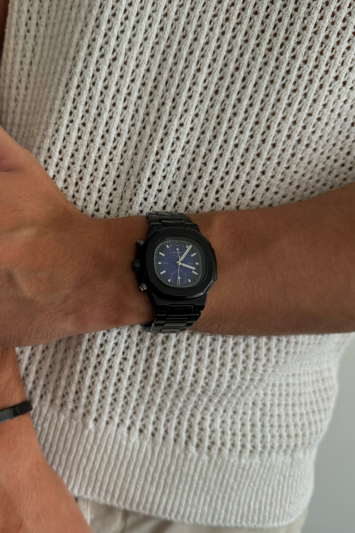 BLANC BLACK / ROYAL BLUE