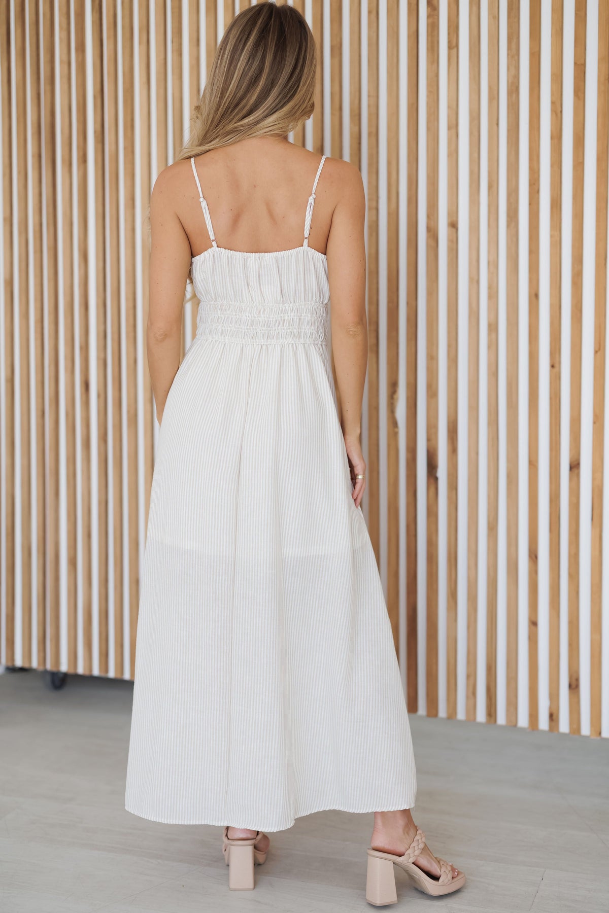 Lacey Dress - Khaki