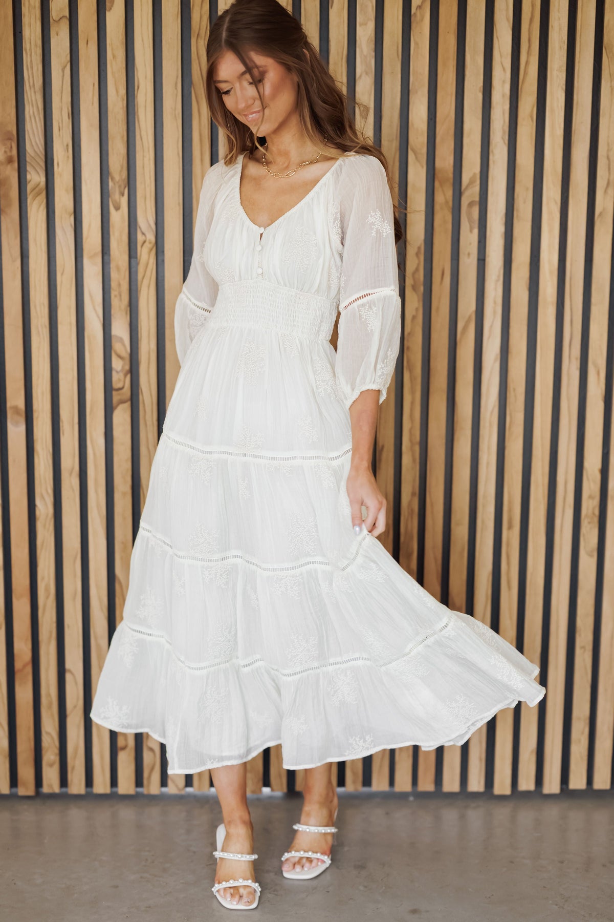 Jolene Dress - Cream