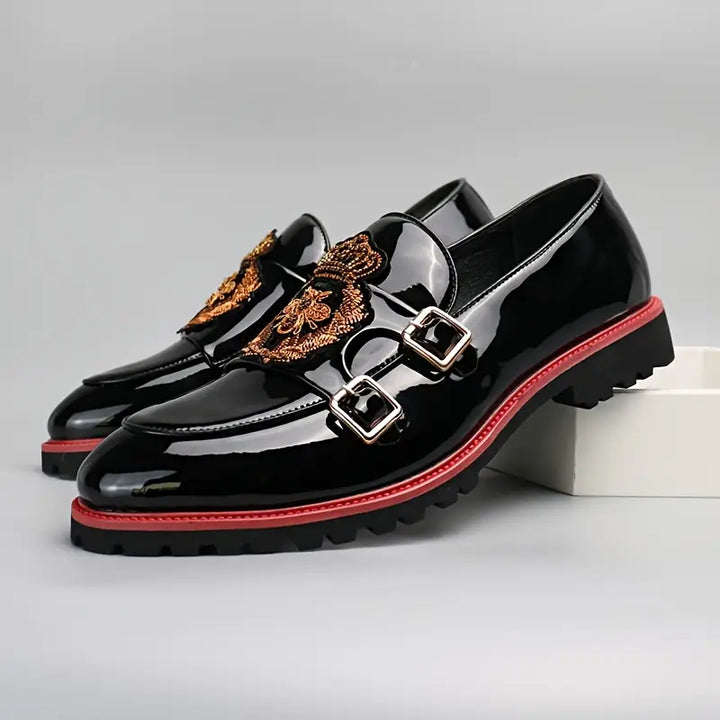 Royal Crest Patent Loafers