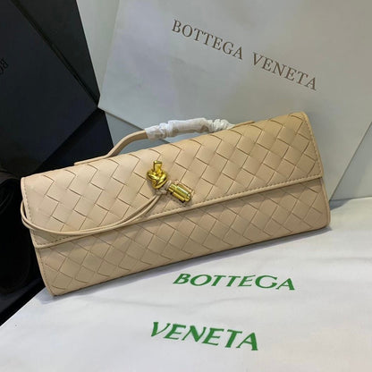 Long Woven Leather Clutch Bag – Serilea Esme