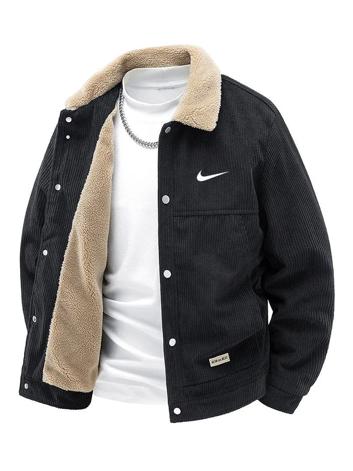 NK Sherpa-Lined Jacket – Effortless Style for Cold Days