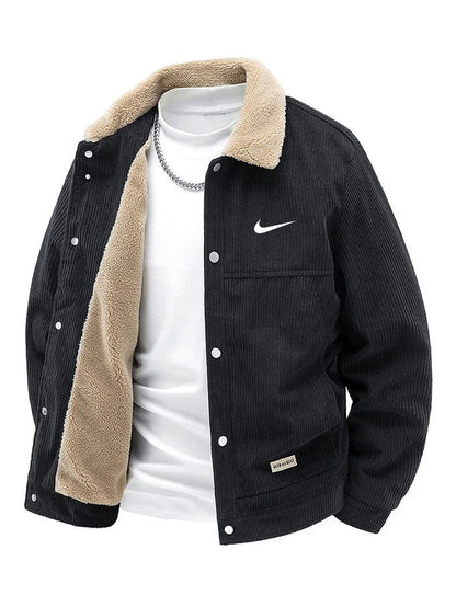 NK Sherpa-Lined Jacket – Effortless Style for Cold Days