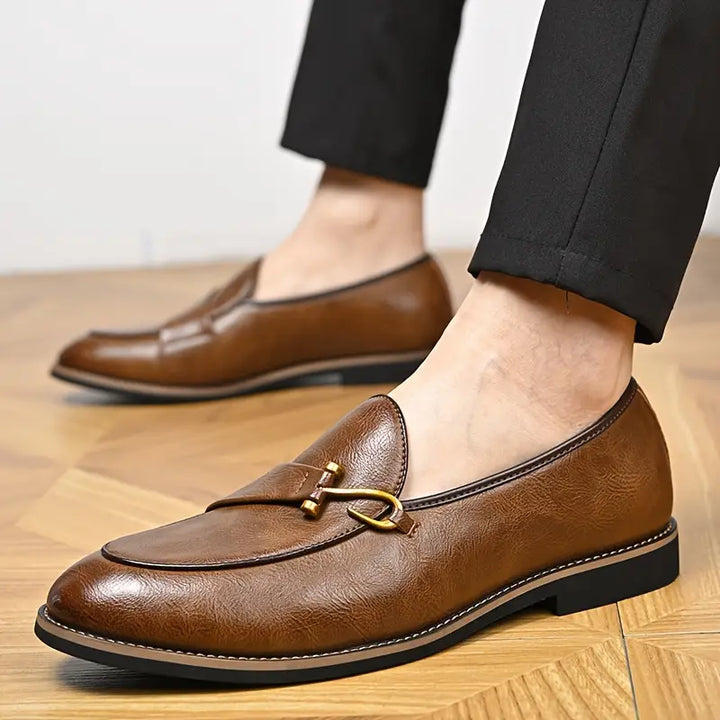 Oxford Leather Bit Loafers