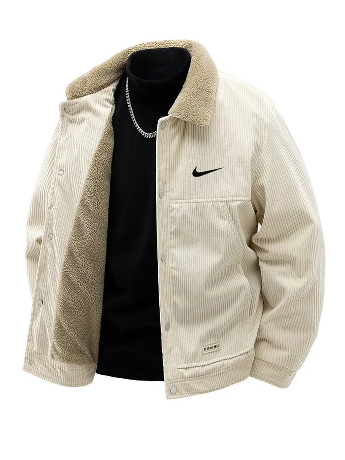 NK Sherpa-Lined Jacket – Effortless Style for Cold Days