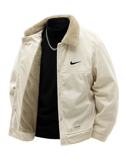 NK Sherpa-Lined Jacket – Effortless Style for Cold Days