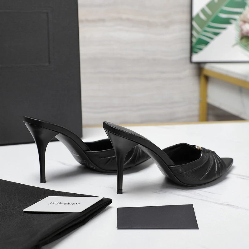 Babylone Heels – Gold Hardware