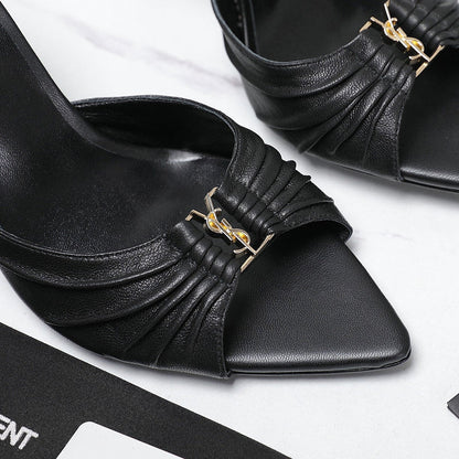Babylone Heels – Gold Hardware