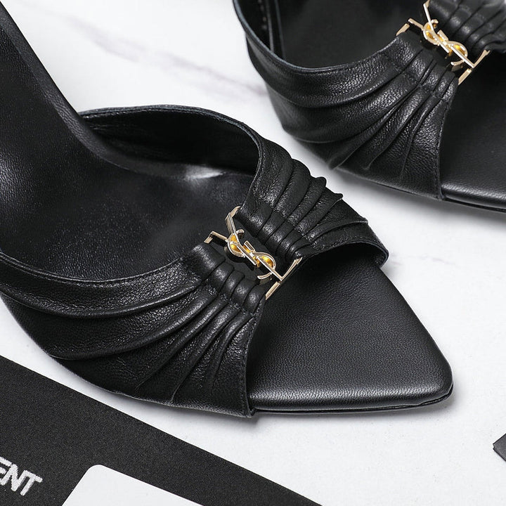 Babylone Heels – Gold Hardware