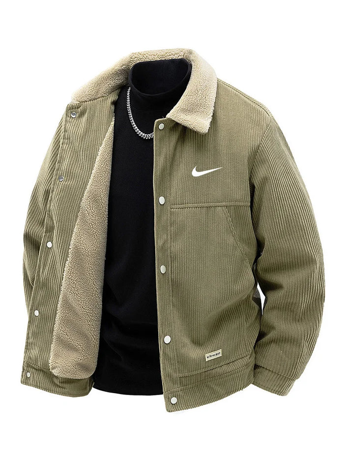 NK Sherpa-Lined Jacket – Effortless Style for Cold Days
