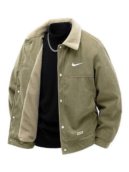 NK Sherpa-Lined Jacket – Effortless Style for Cold Days
