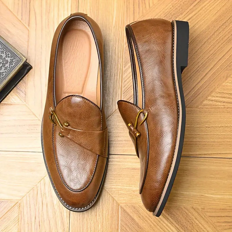 Oxford Leather Bit Loafers
