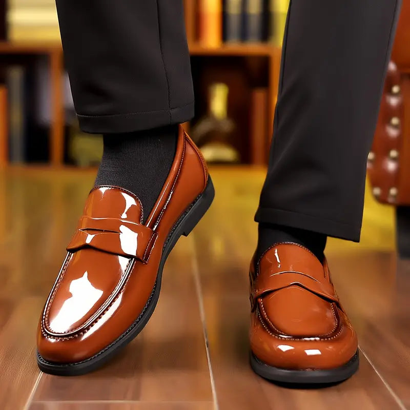 Belvedere Patent Leather Loafers