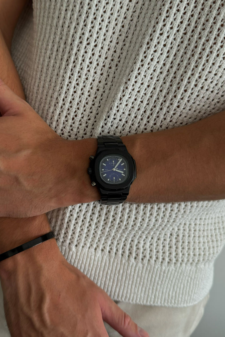 BLANC BLACK / ROYAL BLUE