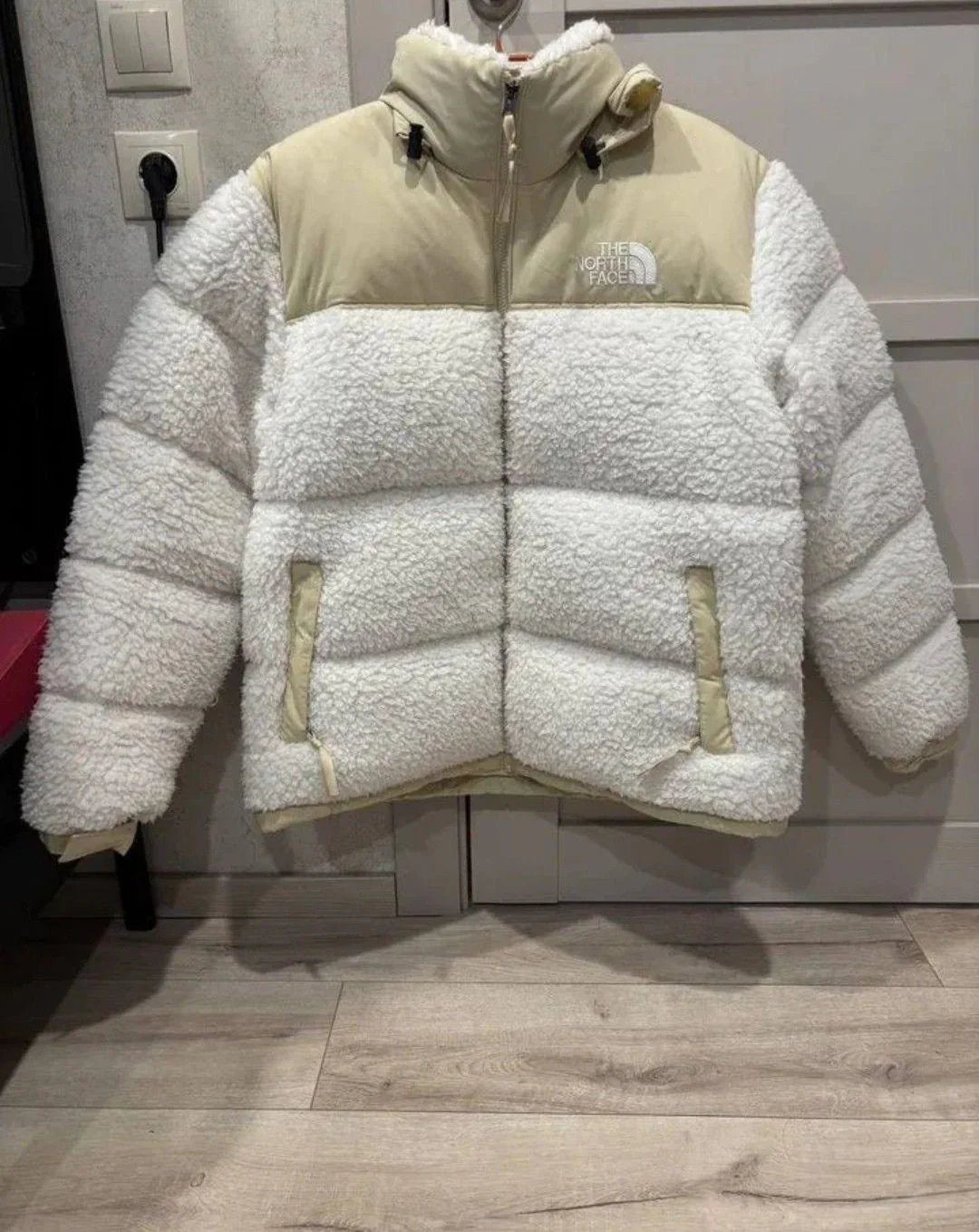Unisex TNF Sherpa Jacket – Cozy Winter Fleece for Everyday Warmth & Style