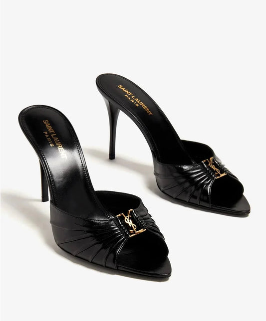 Babylone Heels – Gold Hardware