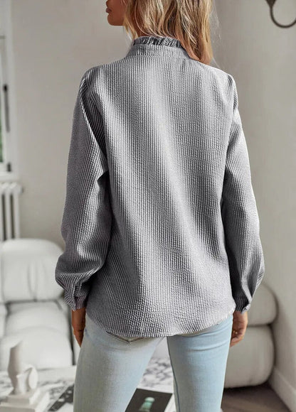 MARLEY | ELEGANTLY DESIGNED BLOUSE WITH LONG SLEEVES