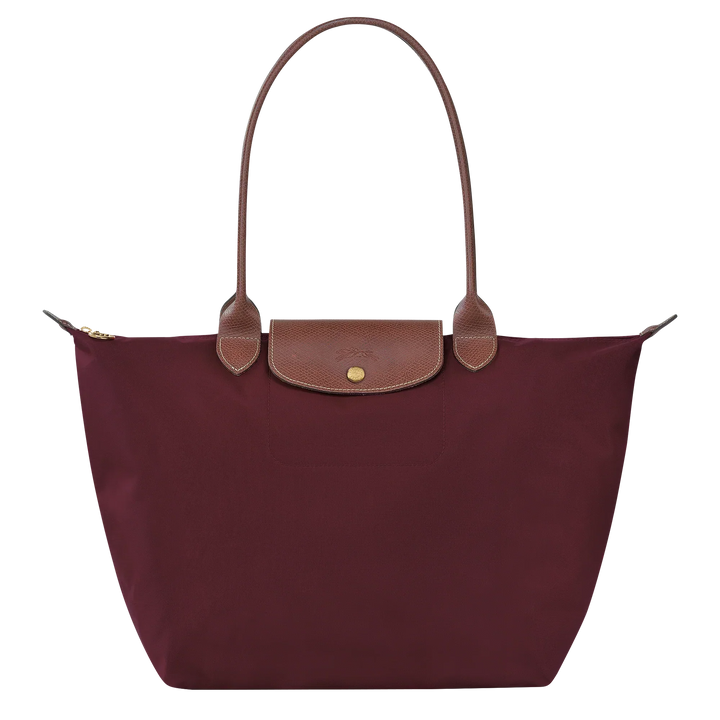 Longchamp - Large Le Pliage Bag, Burgundy