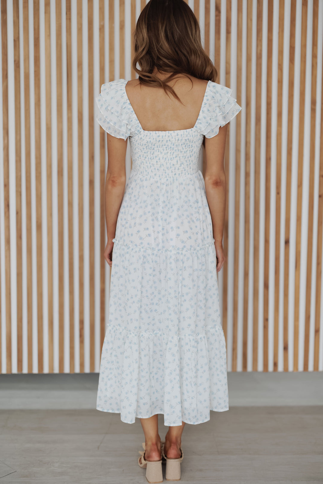 Kaia Dress - Dusty Blue