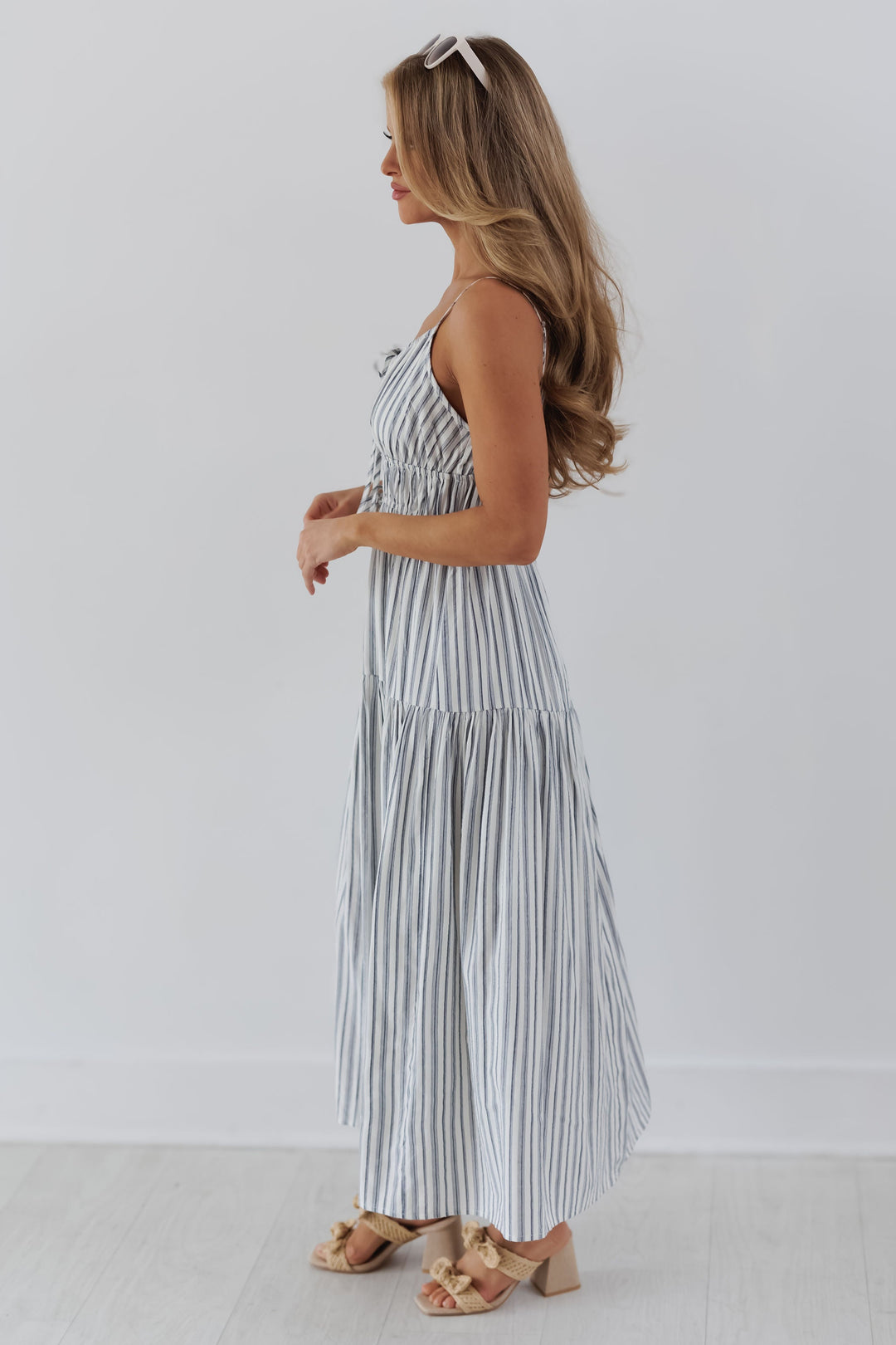 Addison Dress - Dusty Blue - FINAL SALE