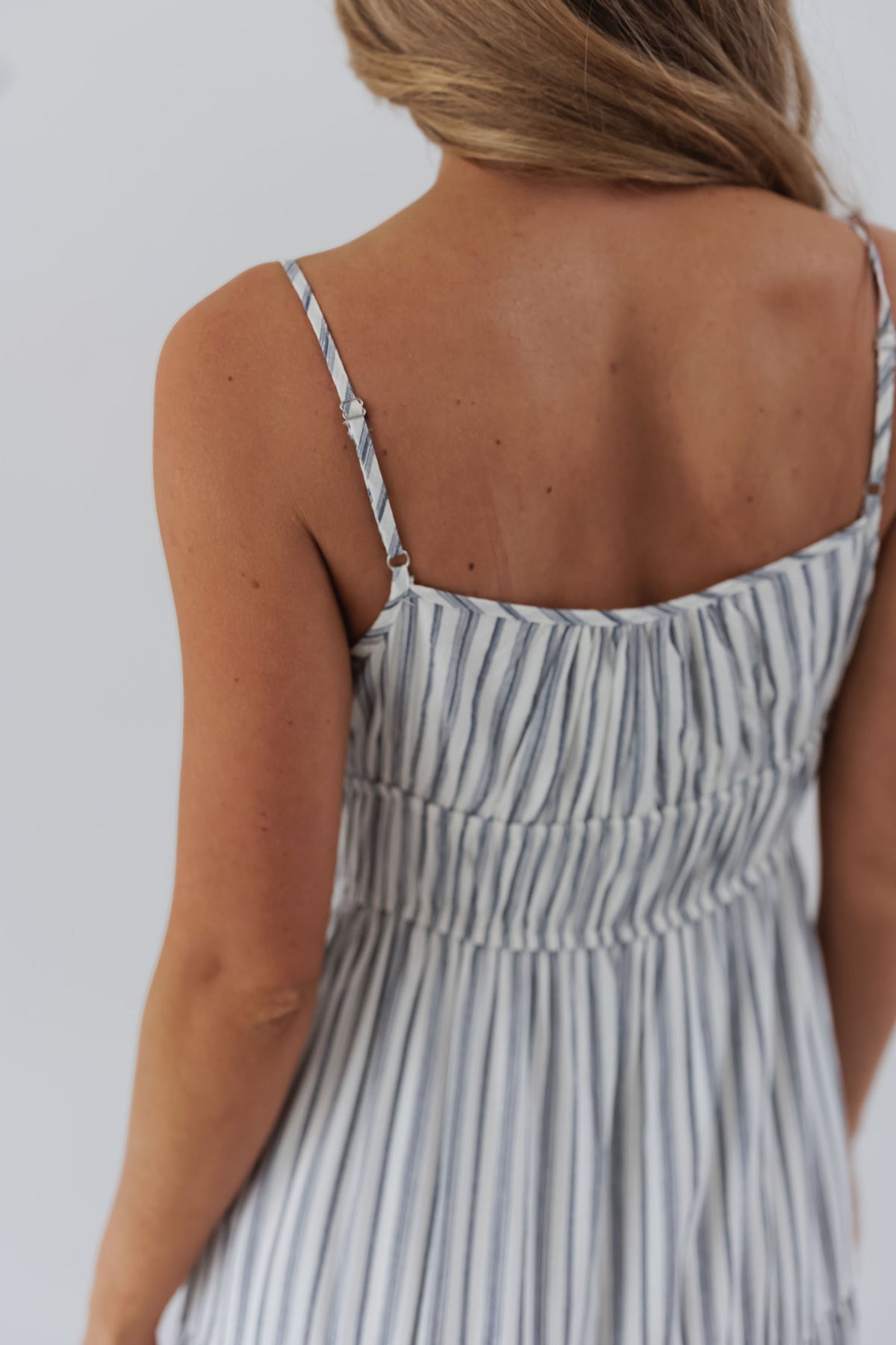 Addison Dress - Dusty Blue - FINAL SALE