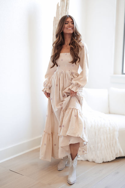 Brooke Dress - Cream - FINAL SALE