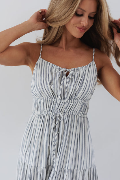 Addison Dress - Dusty Blue - FINAL SALE