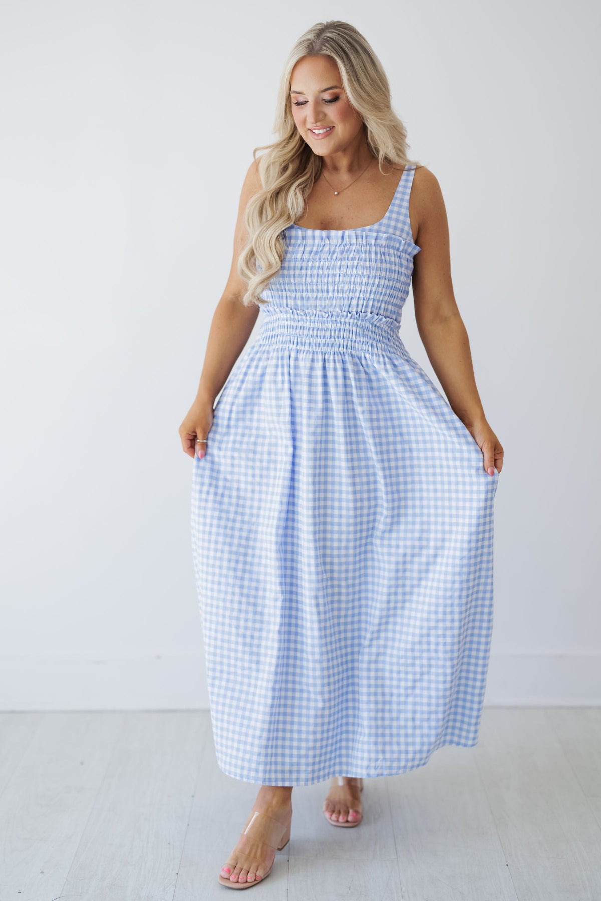 Nicole Dress - Baby Blue