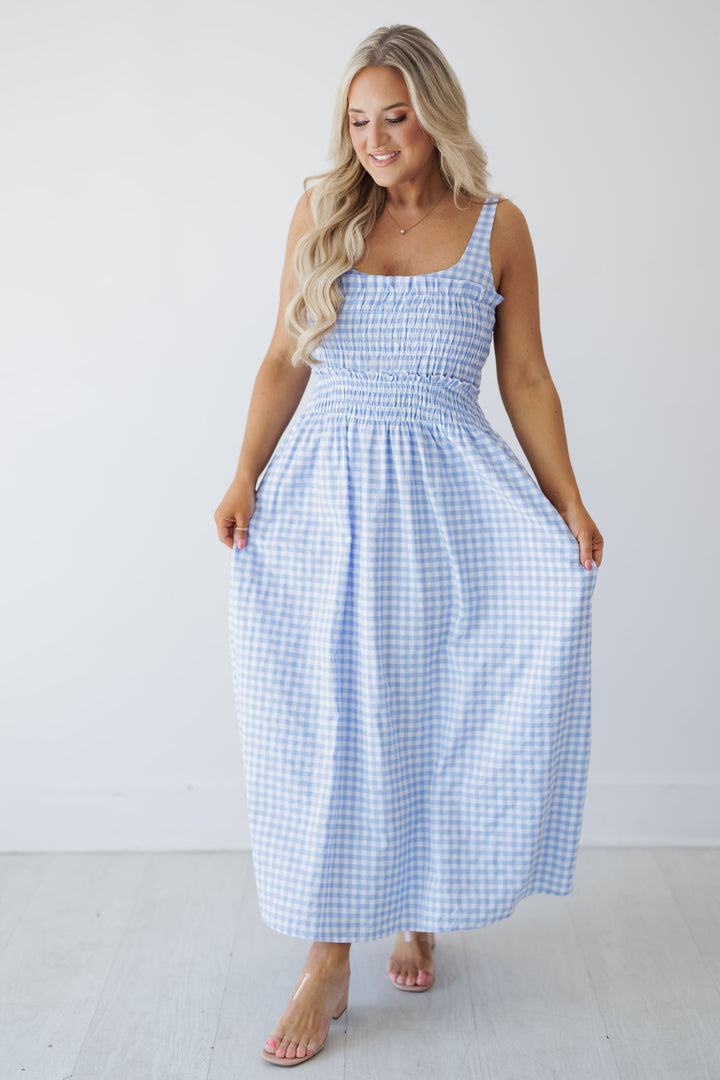 Nicole Dress - Baby Blue