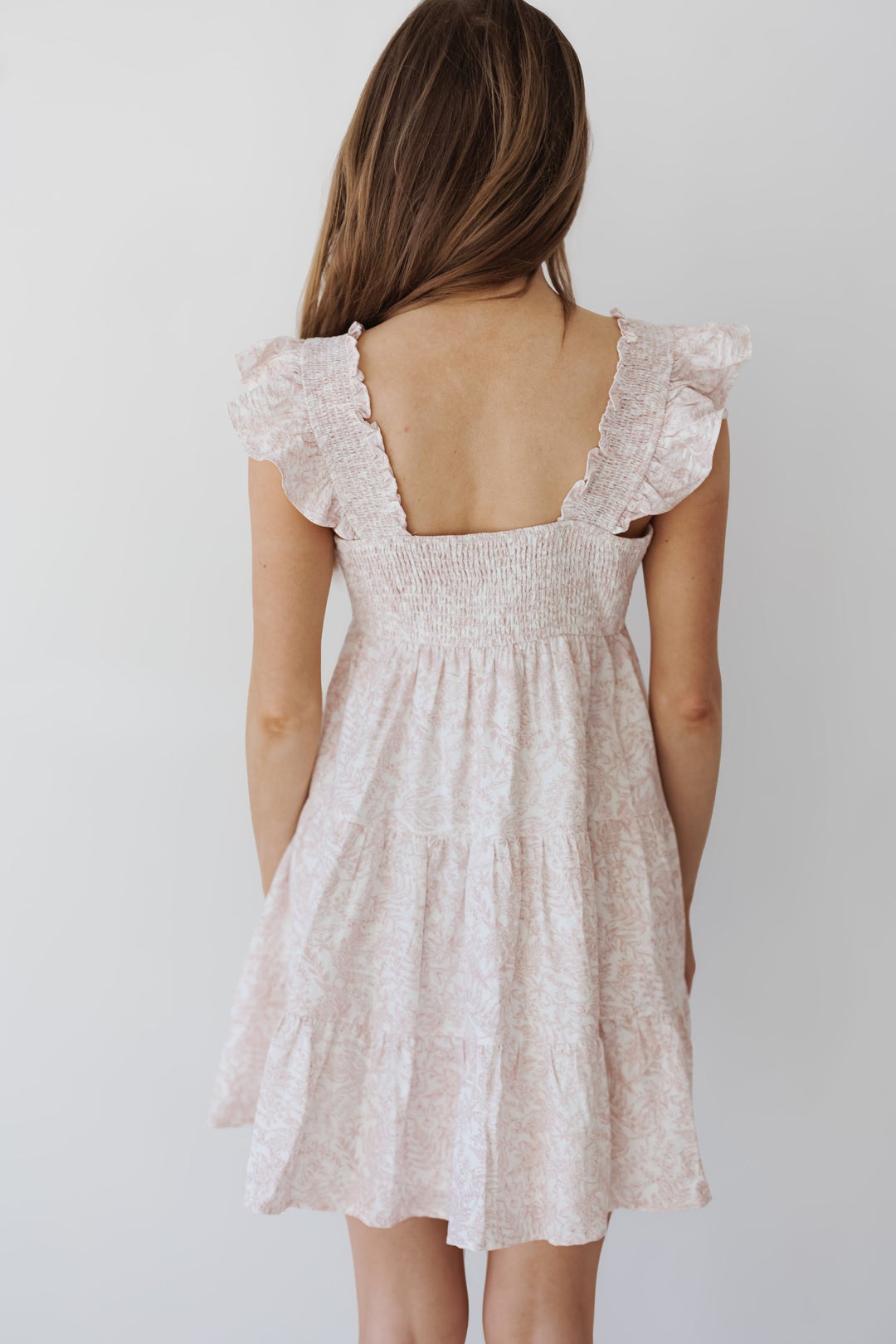 Jordan Mini Dress - Antique Rose