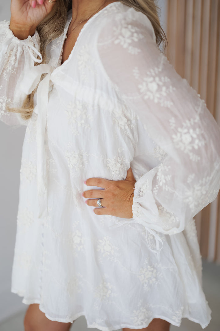Maisy Dress - Ivory