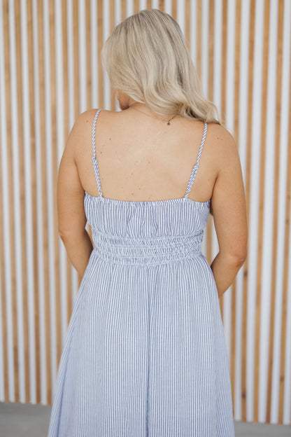 Lacey Dress - Navy