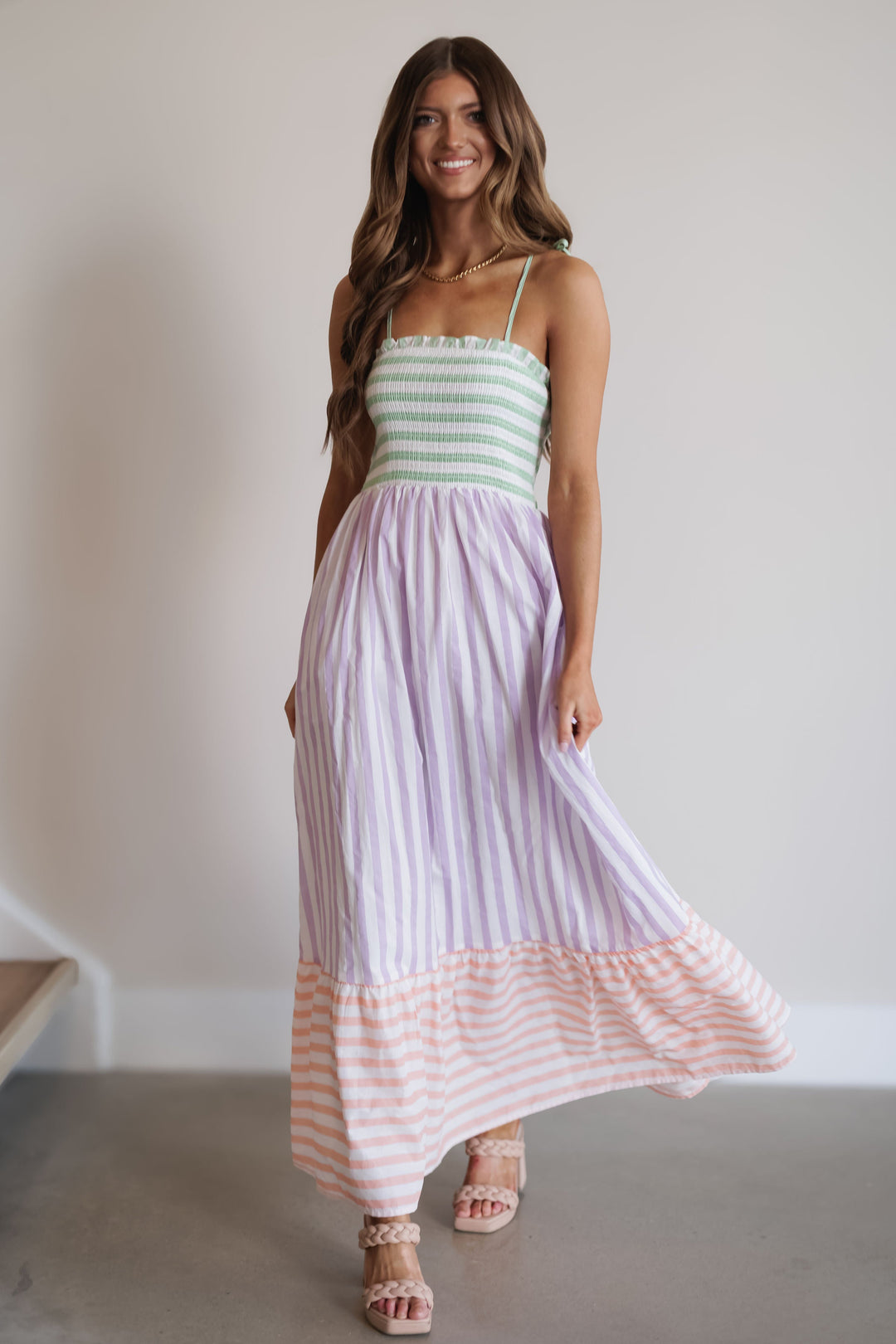 Sherbet Maxi Dress - Lavender Multi