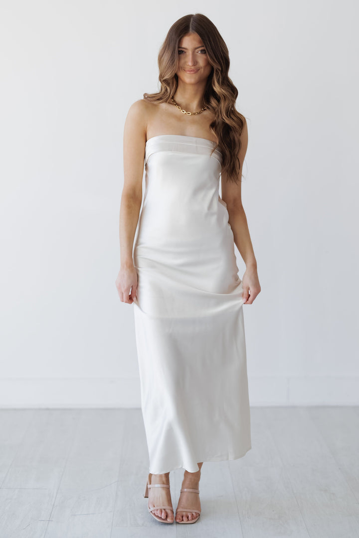 Claire Dress - Ivory