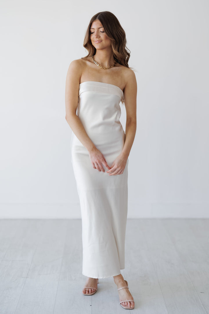 Claire Dress - Ivory