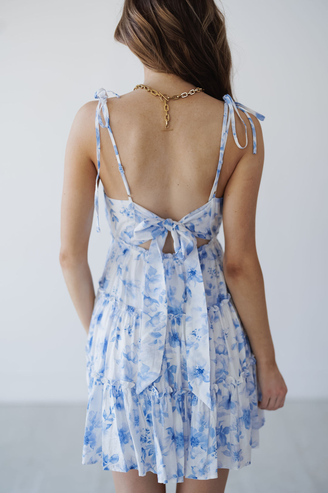 Mckenna Mini Dress - Blue