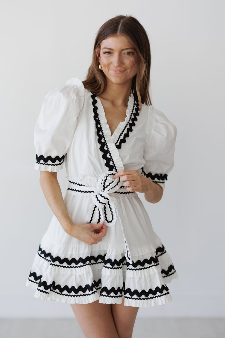 Eva Ruffle Mini Dress - FINAL SALE