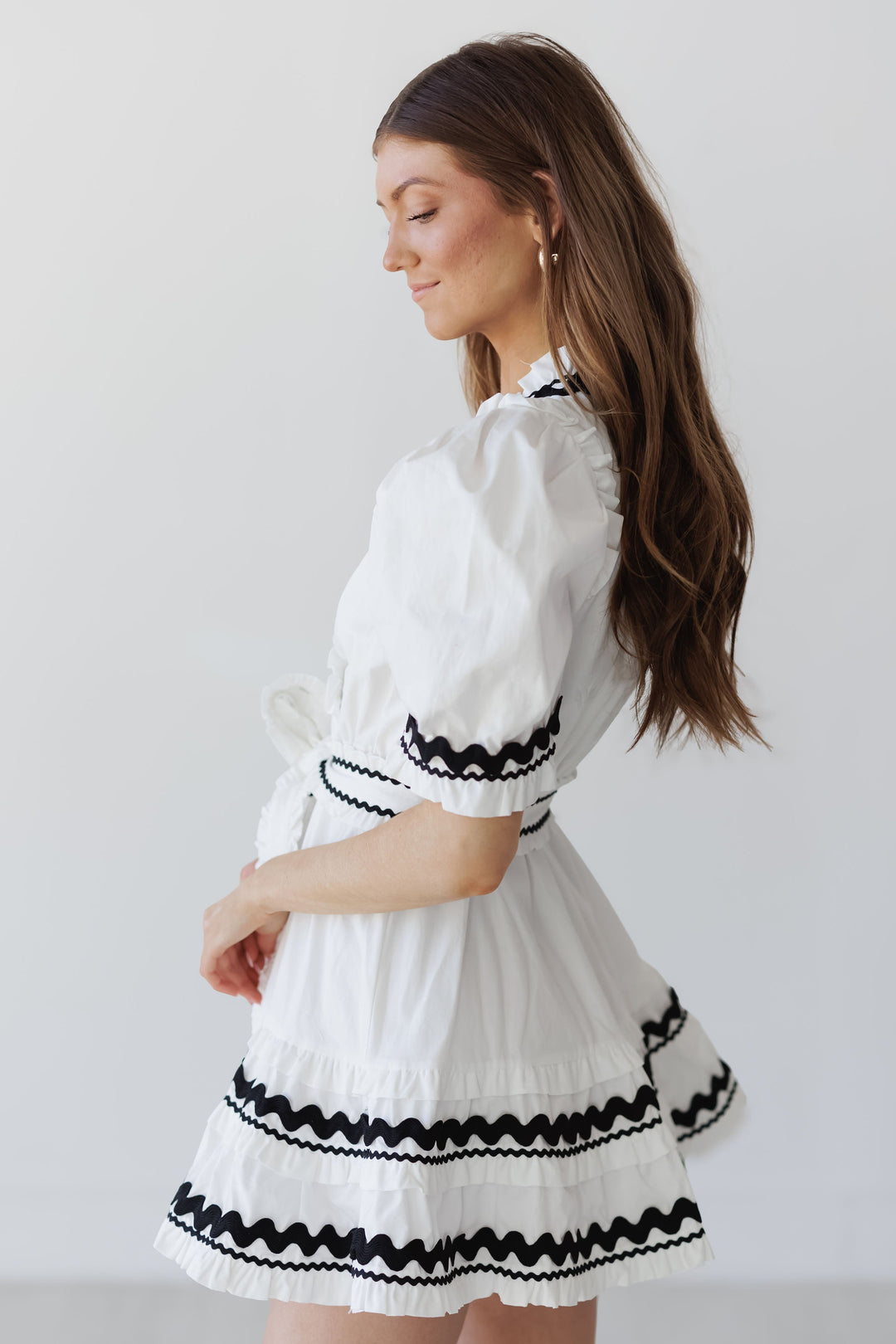 Eva Ruffle Mini Dress - FINAL SALE