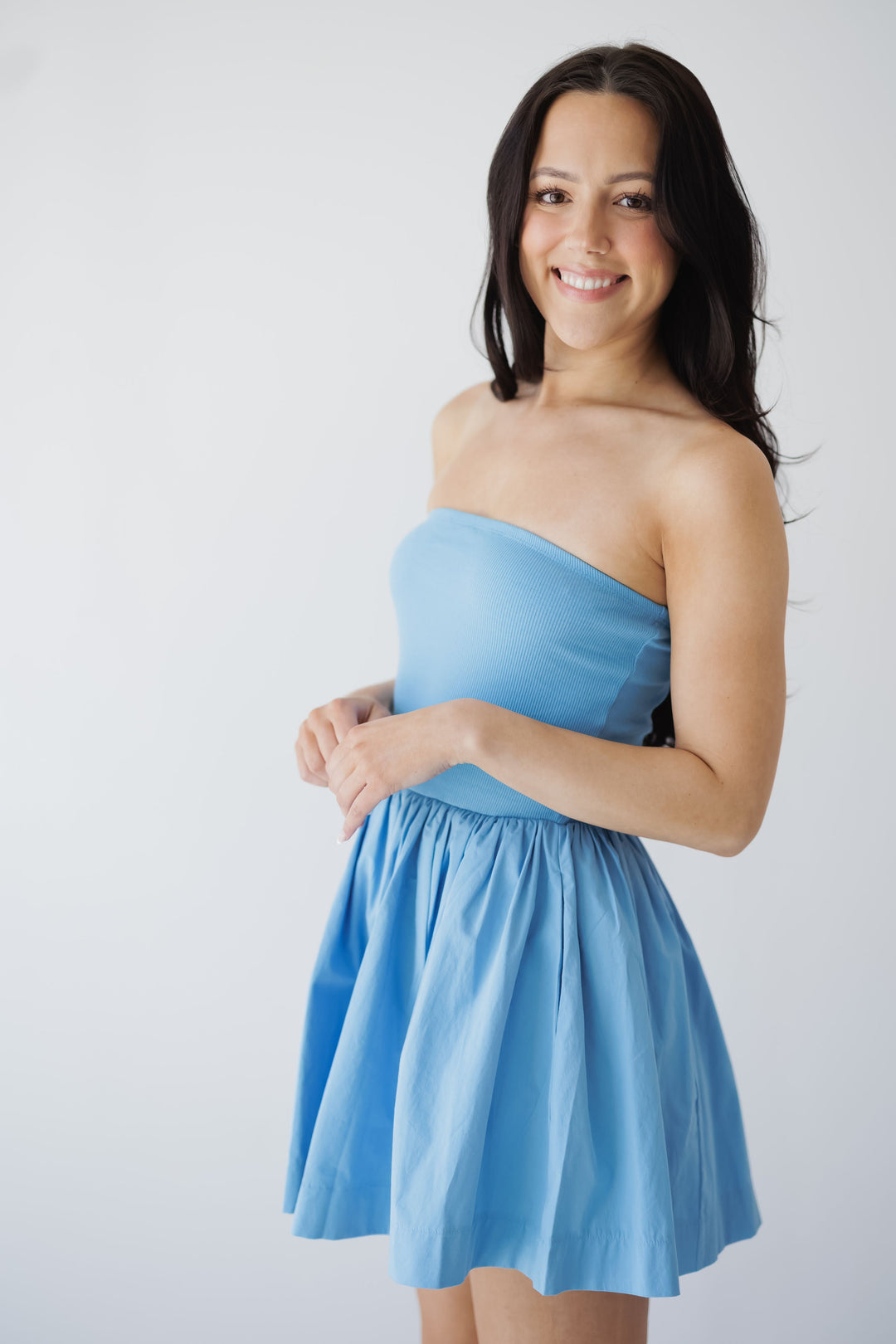 Sheila Mini Dress - Blue