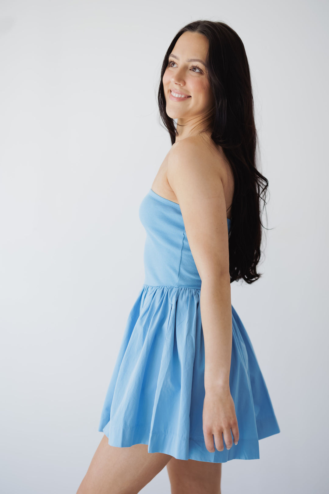 Sheila Mini Dress - Blue
