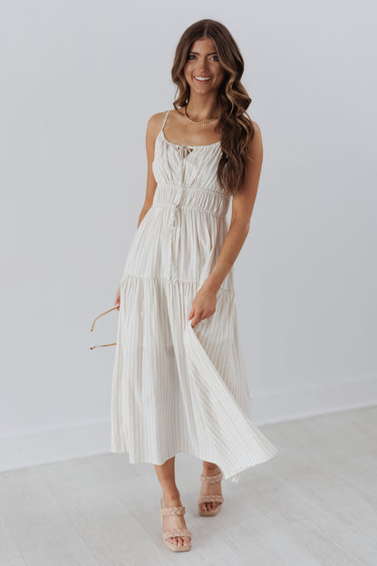 Addison Dress - Taupe