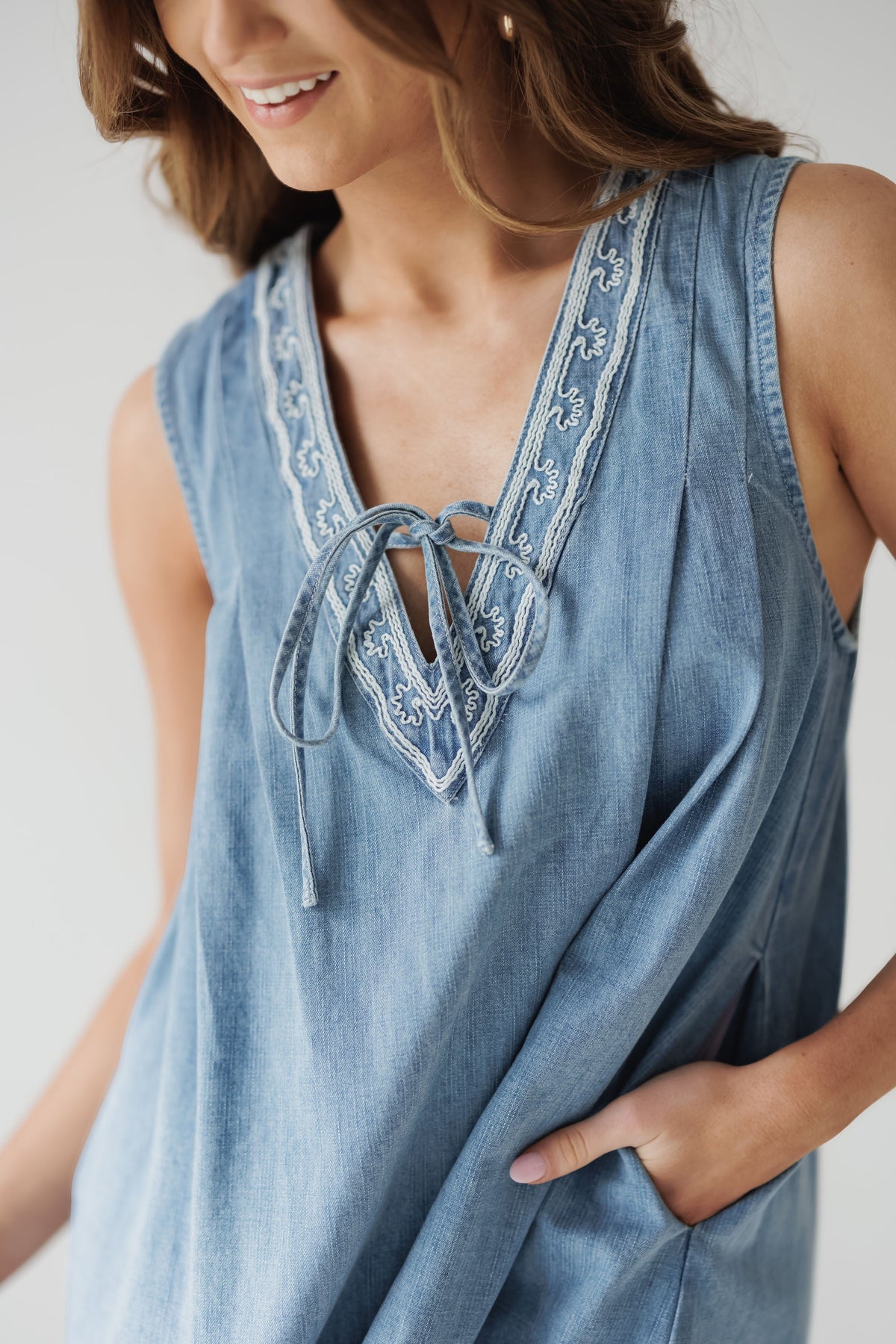 Peyton Denim Dress