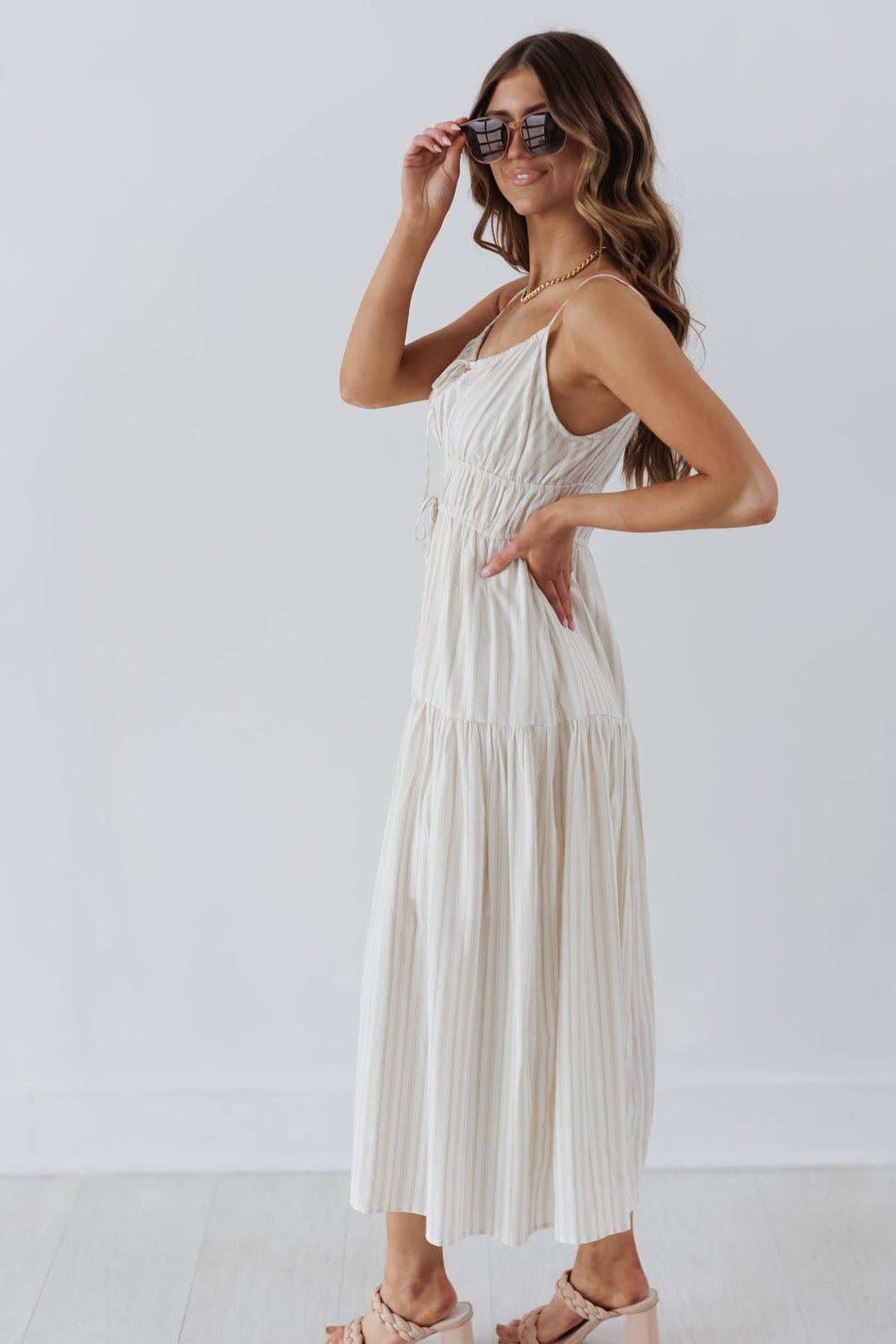 Addison Dress - Taupe