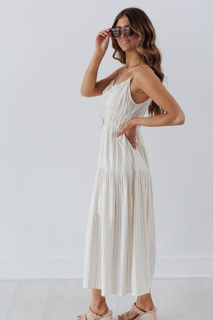 Addison Dress - Taupe