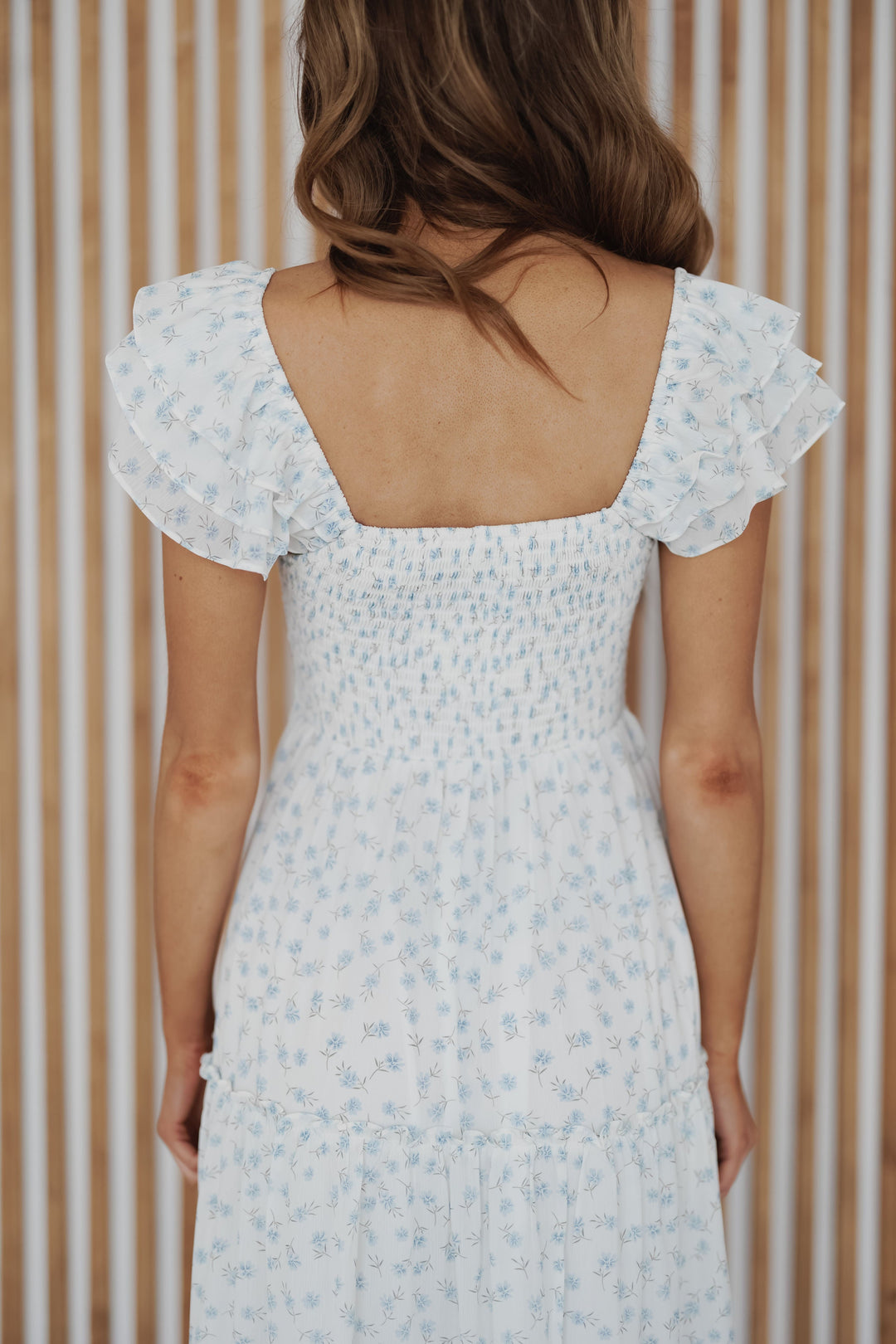 Kaia Dress - Dusty Blue