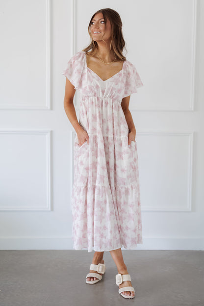 Crystal Dress - Dusty Rose