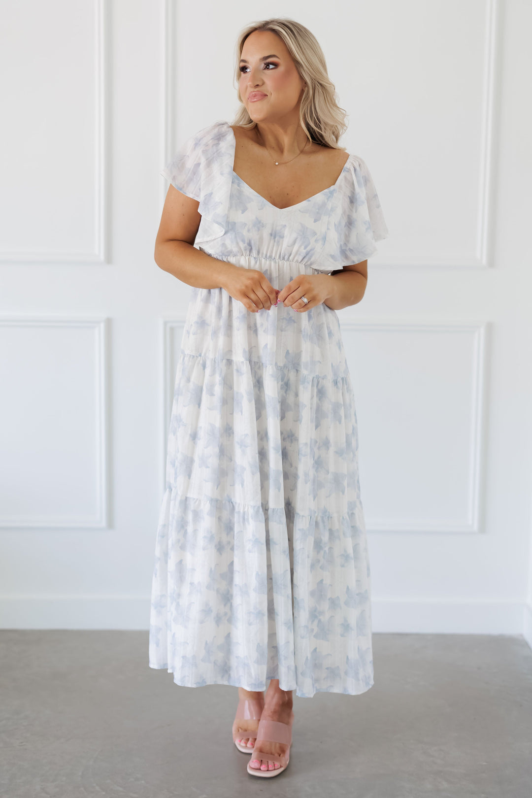 Crystal Dress - Slate Blue