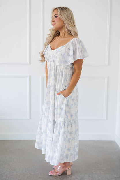 Crystal Dress - Slate Blue