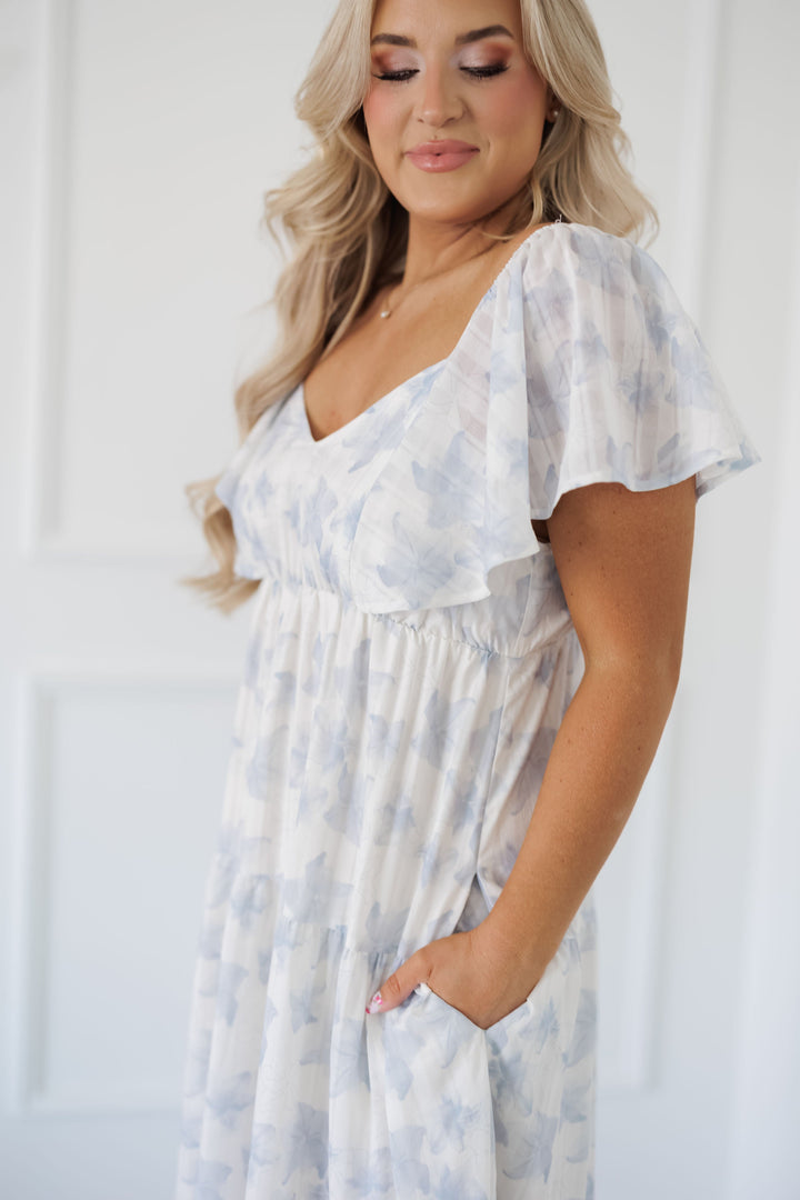 Crystal Dress - Slate Blue