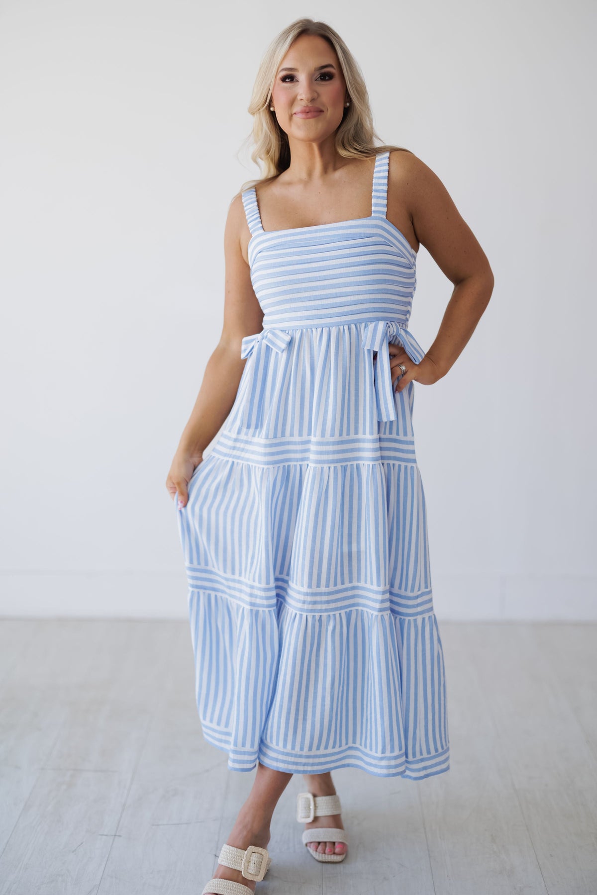 Athena Dress - Blue